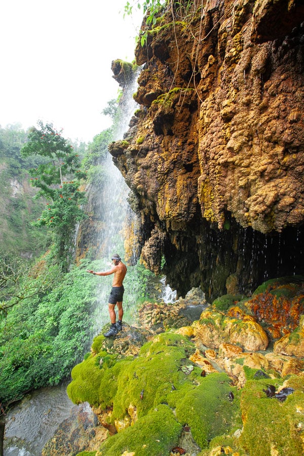 TUMPAK SEWU WATERFALL IN LUMAJANG, EAST JAVA